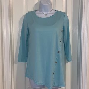 Teal Half Length Sleeve